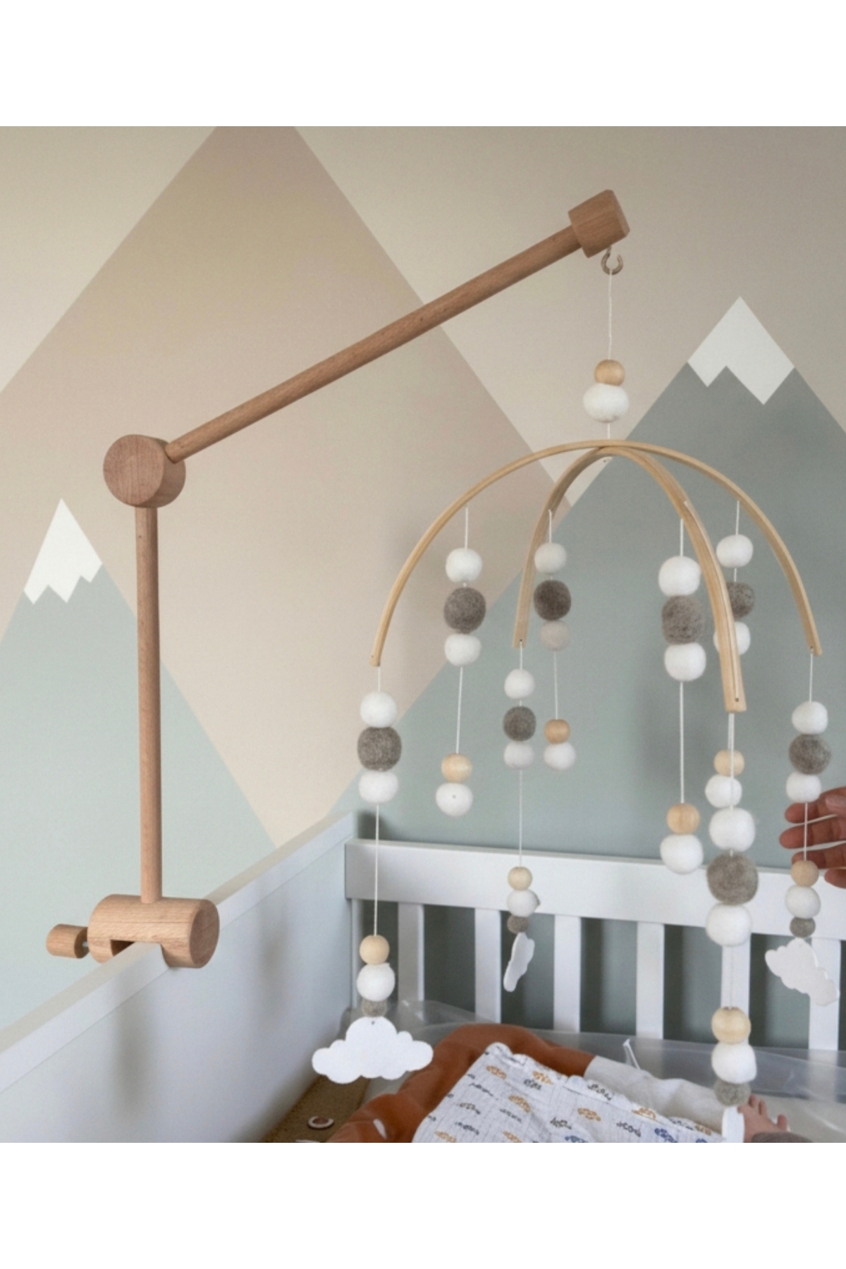 Dönence Trend Wood Home ahşap beşik asma aparatı fotoğrafı 2 (önizleme)