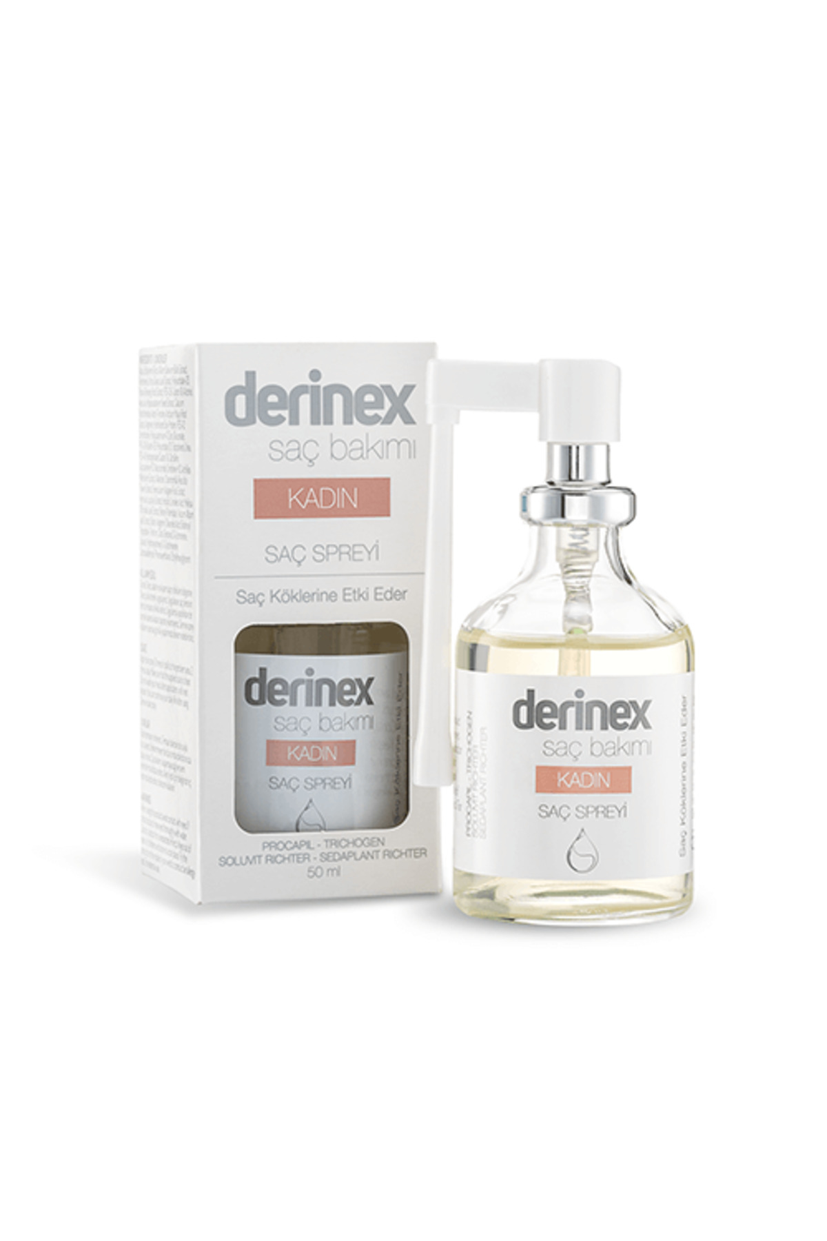 derinex Kadın Saç Dökülmesine Etkili Sprey 50 ml — TYCB5996ECDE884AEF4858B00