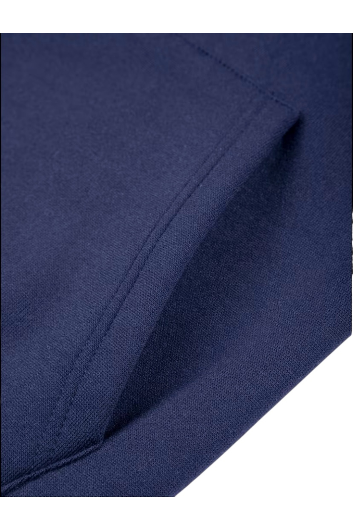 Sıfır Yaka Erkek Oversize Eşofman Takım — سرمه‌ای KS8083555 — تصویر 3 از 5