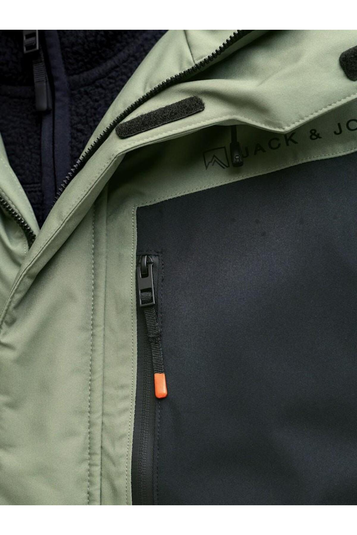 کت مردانه راسته آستین بلند | جک اند جونز Jack & Jones 12284649-Laurel Wre - تصویر 8