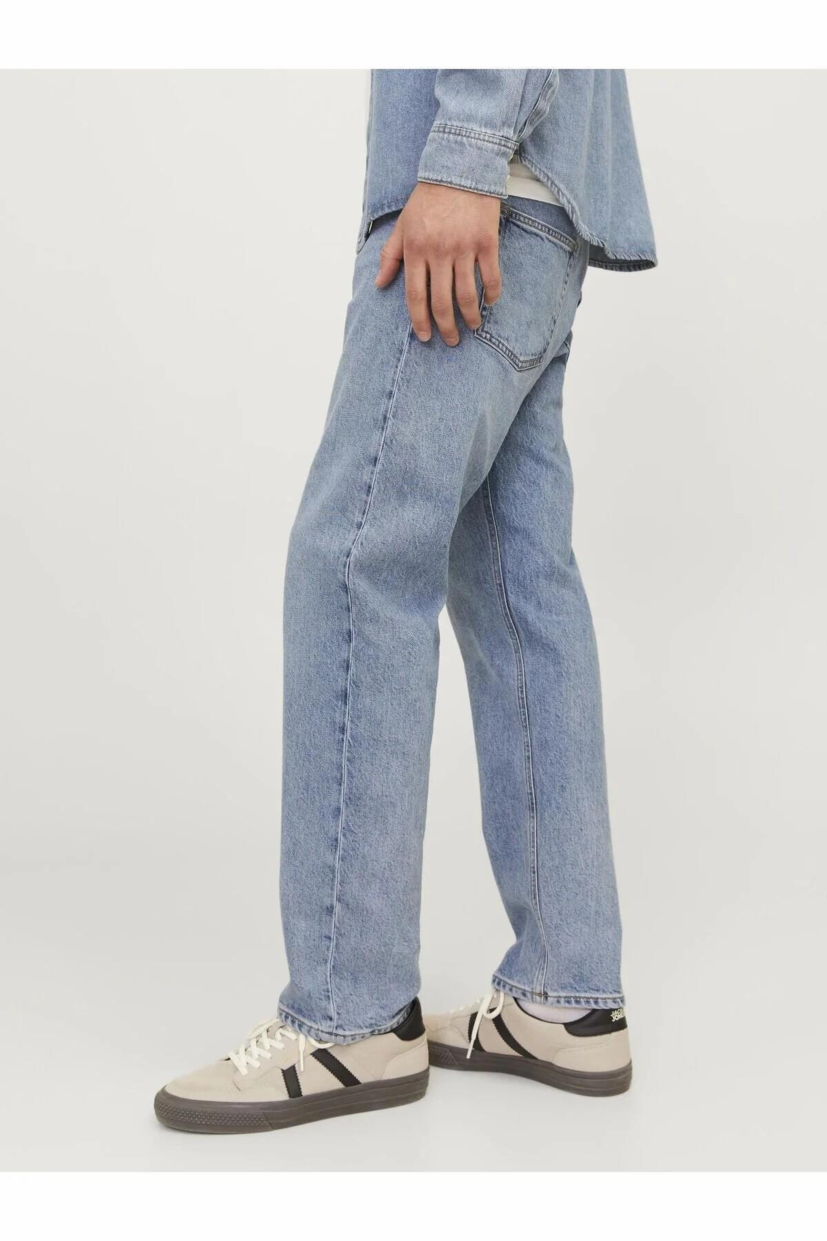 شلوار جین مردانه راسته فاق نرمال | جک اند جونز Jack & Jones 12261880 - تصویر 7