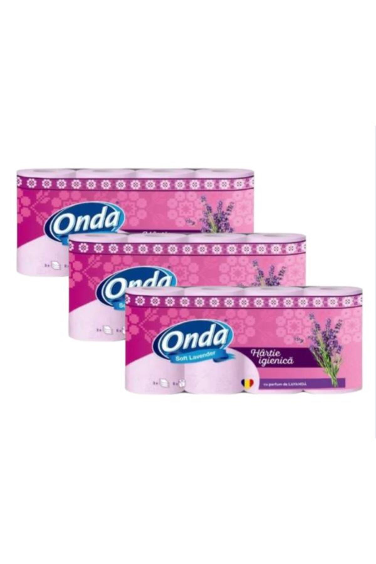 Onda Προωθητικό πακέτο 3 x 3-Ply χαρτί υγείας 8 τεμ./κουτί (24 ρολά) με βελού...