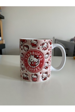 BARDART Hello Kitty Temalı Porselen Kupa Bardak