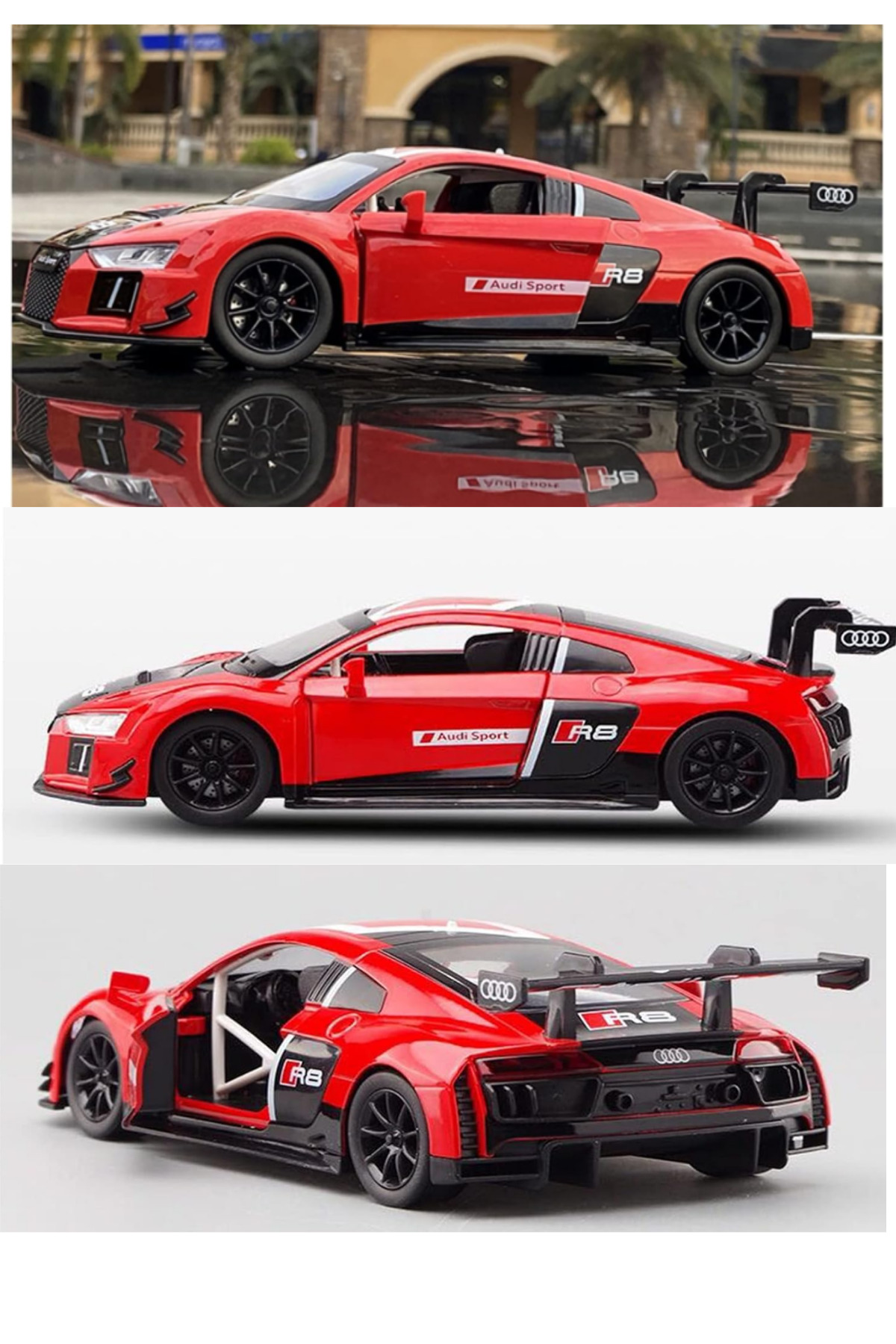 CCA AUDİ R8 LMS Kırmızı 1:24 Ölçek Model Araba - Fiyatı, Yorumları