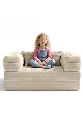 foamly 140x70 cm Modüler Çocuk Koltuğu - Fonksiyonel Oyun Minderi ve Kanepe T...