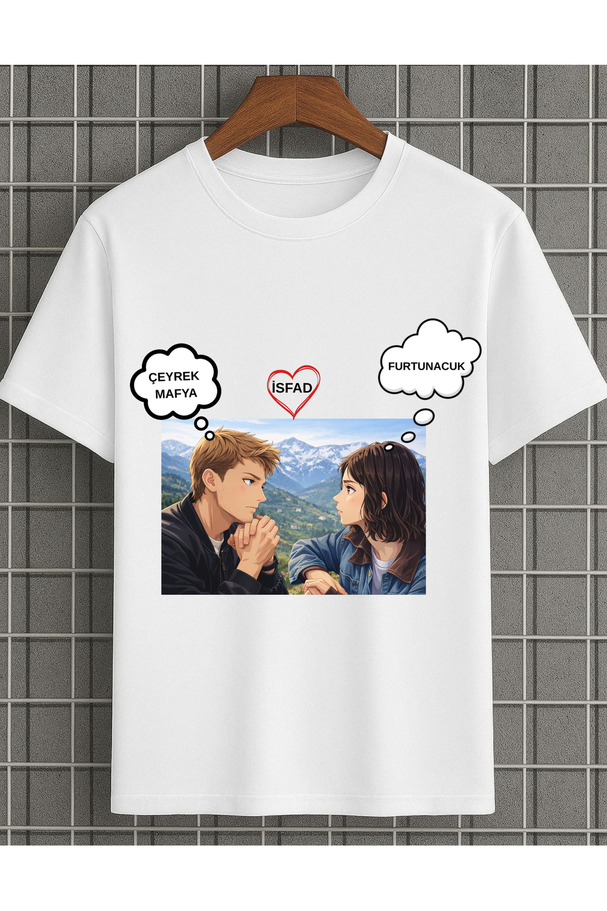 lovver  TAŞACAK BU DENİZ İSO FURTUNA FADİME KOÇARİ TASARIMLI PREMİUM BASKILI PAMUKLU TİŞÖRT