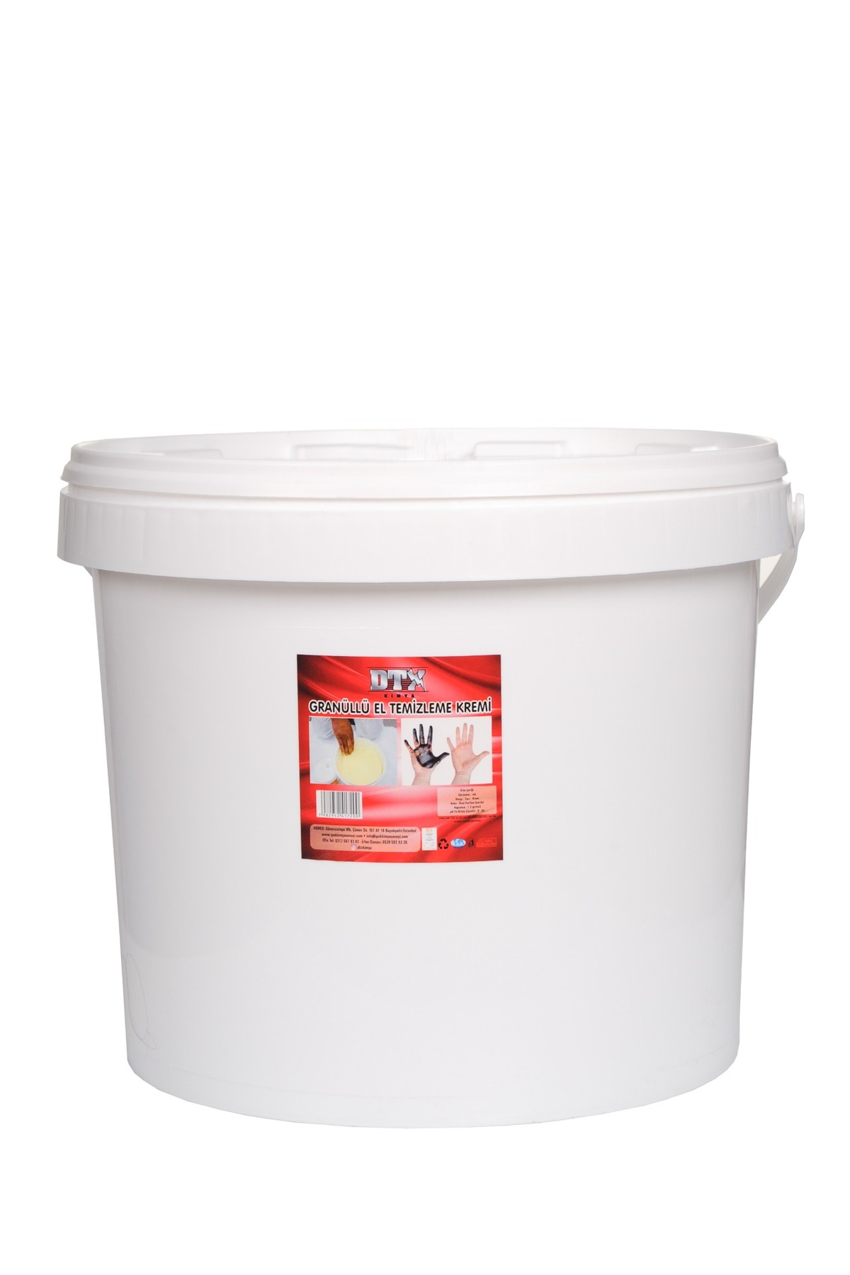 Sanayi Tipi Ponza'lı ( Talaşlı ) El Temizleme Sabunu (Kremi) 8 kg