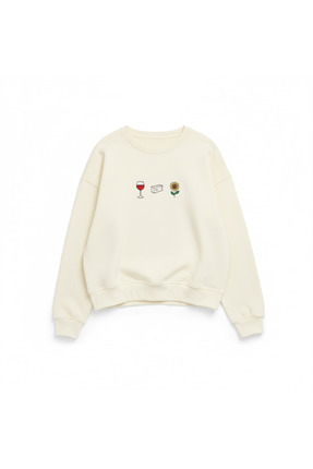 Roots TR Trakya Sweatshirt Ekru