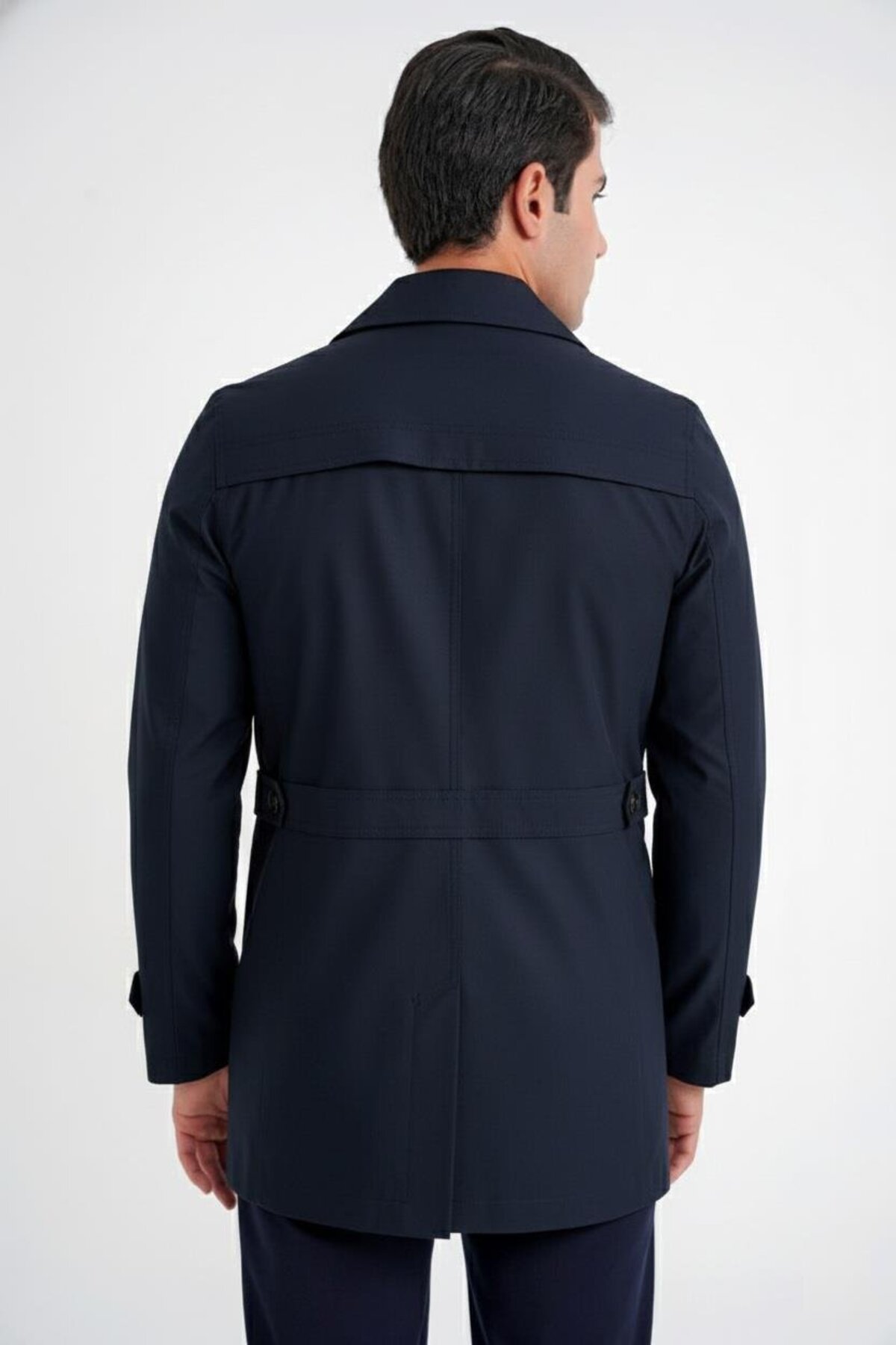 Erkek Slim Fit Lacivert Kaban KA 093 — سرمه‌ای KA093K0725 — تصویر 4 از 4