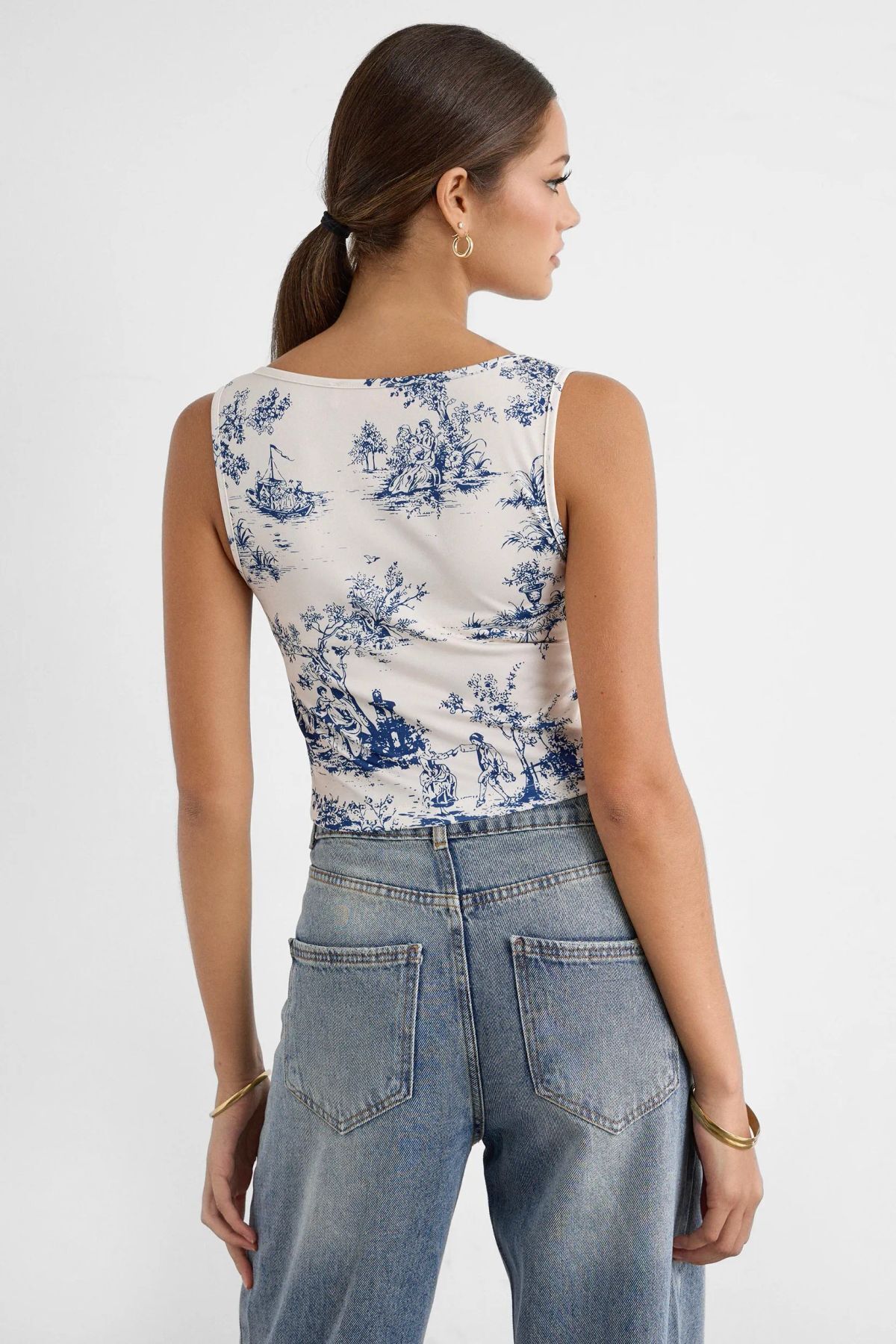 Hiccup  Kolsuz Desenli Bluz - Görsel 6