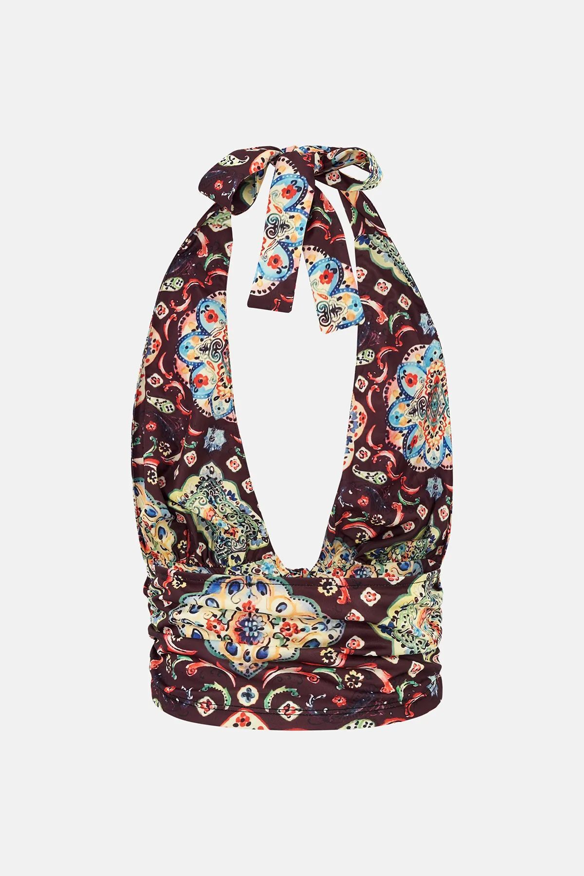 Hiccup  Etnik Desenli Kısa Tank Top - Görsel 8