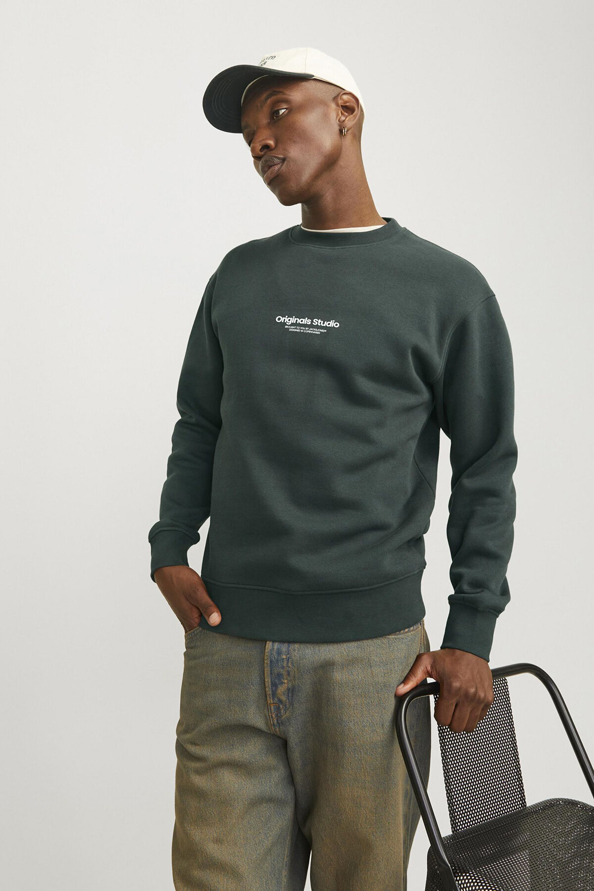 سویشرت مردانه راسته آستین بلند | جک اند جونز Jack & Jones TYCAAC1E0D170935408976055 - تصویر 6