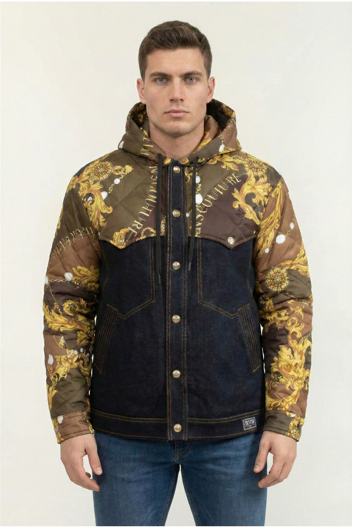 VERSACE JEANS COUTURE İndigo Erkek Ceket 75GAS47MDT024904 - Fiyatı