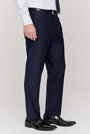 6zar Erkek Klasik Kumaş Pantolon Rahat Kesim Klasik Düz Paça