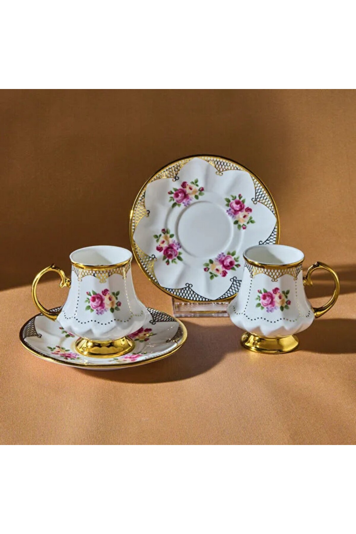 Karaca Nermin 2-teiliges Kaffeetassenset für 2 Personen, 85 ml