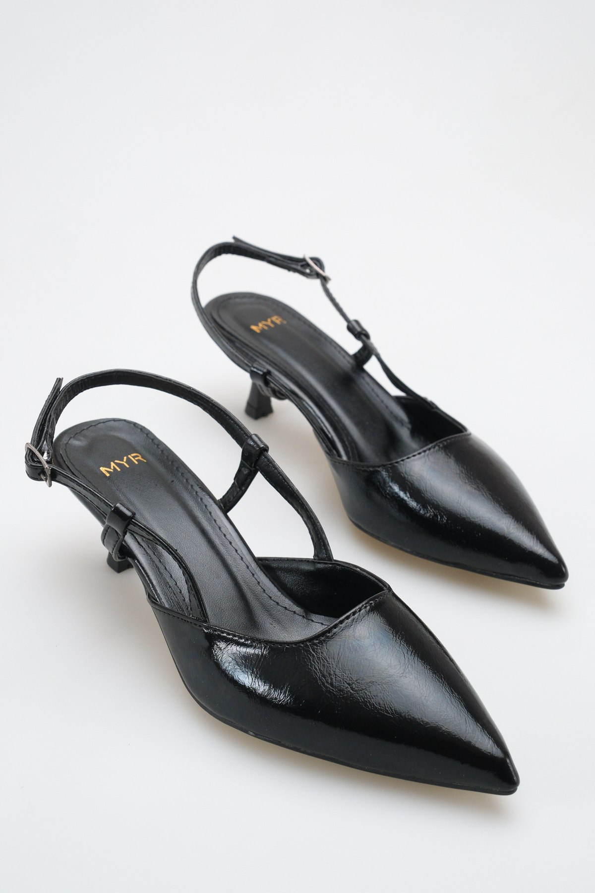 meyra'nın ayakkabıları  Kadın Topuklu Ayakkabı Siyah Yanki (5,5 cm)