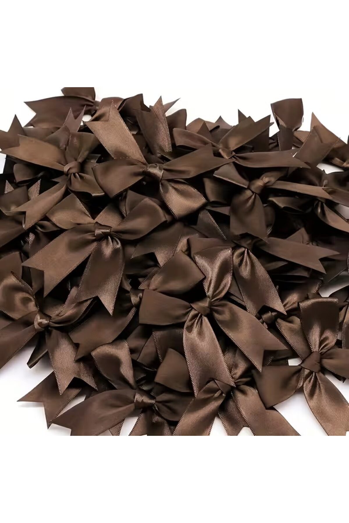 Satin Ribbon Ready Bow 10 Pieces, Suitable for Decoration, 2 cm wide Bow