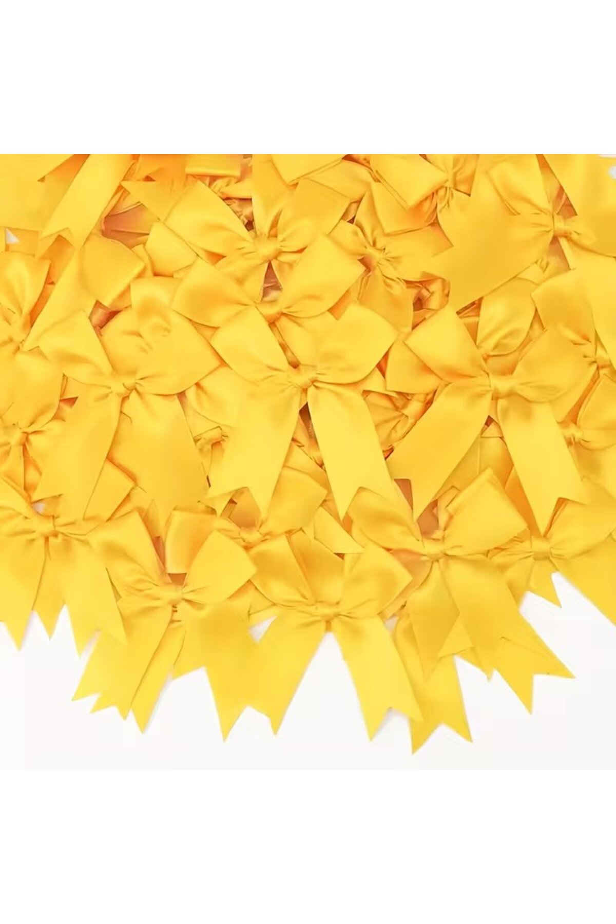 Satin Ribbon Ready Bow 10 Pieces, Suitable for Decoration, 2 cm wide Bow