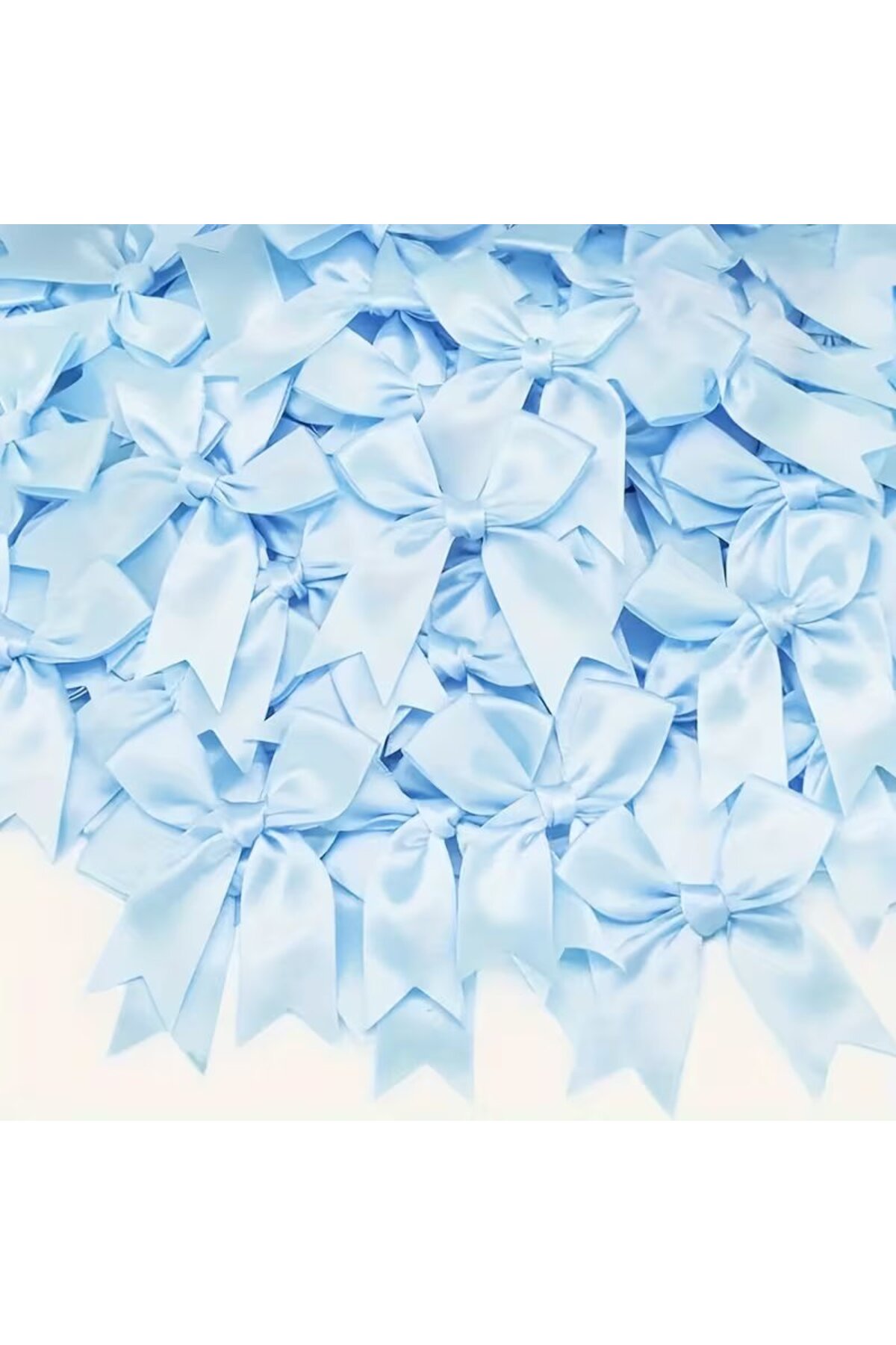 Satin Ribbon Ready Bow 10 Pieces, Suitable for Decoration, 2 cm wide Bow