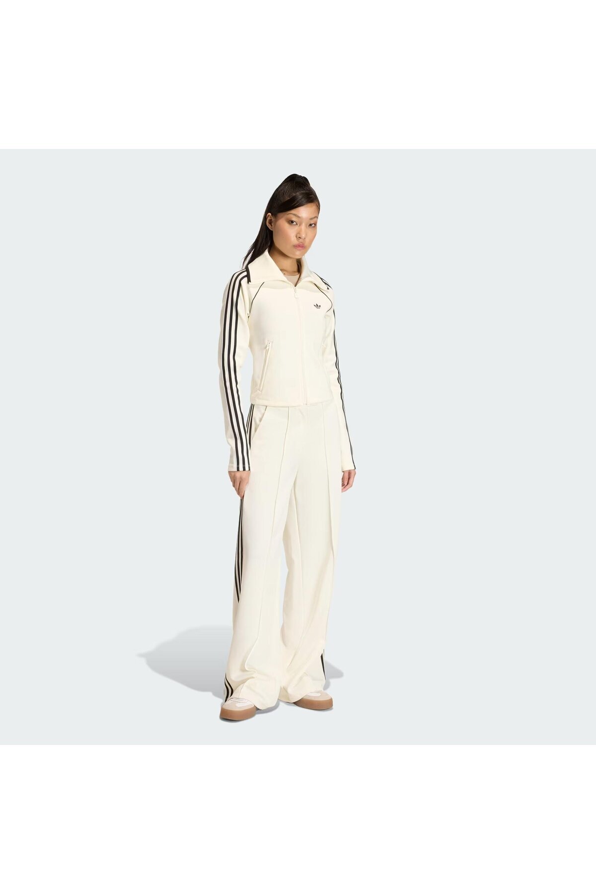 adidas Slim Fitted Firebird Kadın Sweatshirt görsel 3