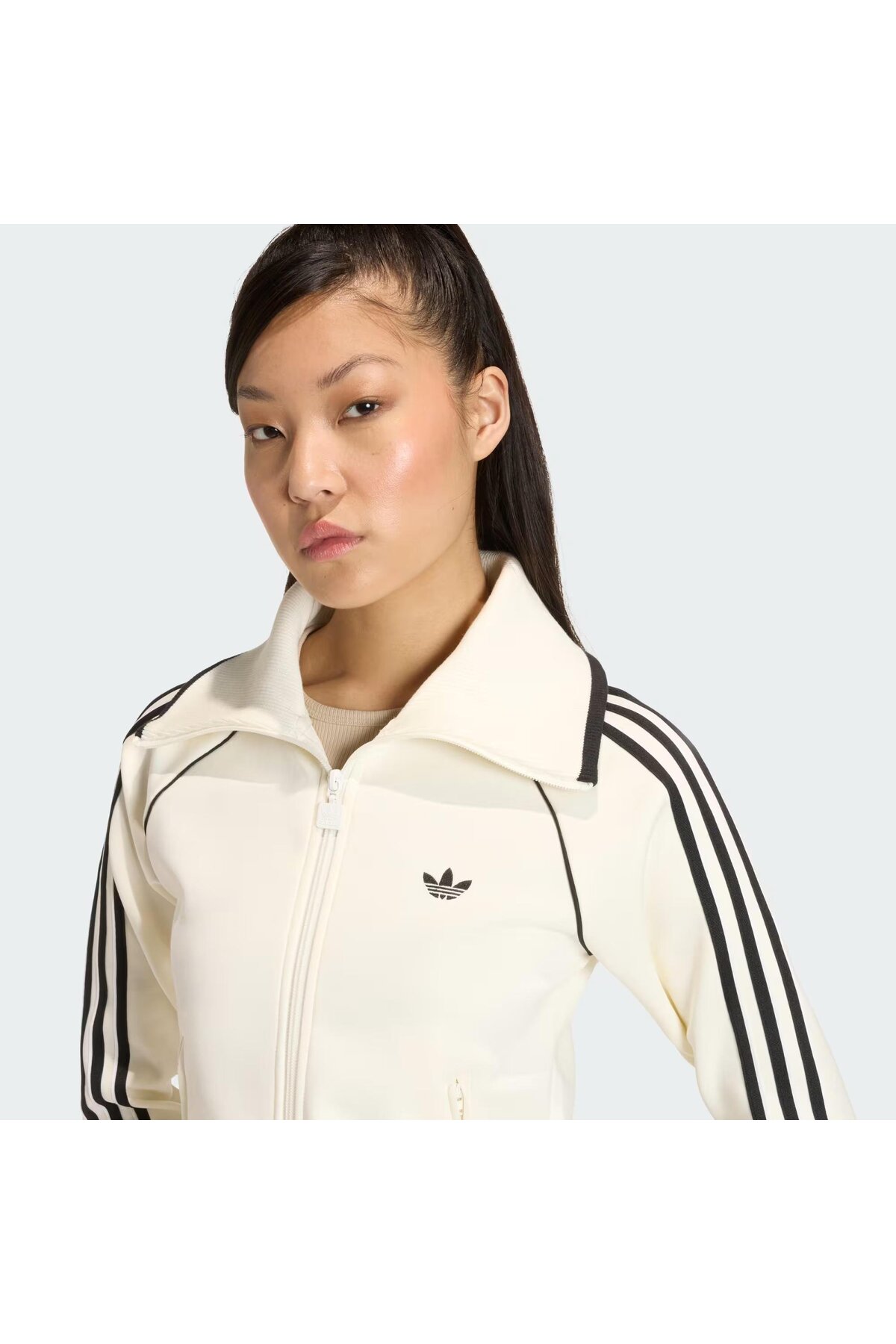 adidas Slim Fitted Firebird Kadın Sweatshirt görsel 4