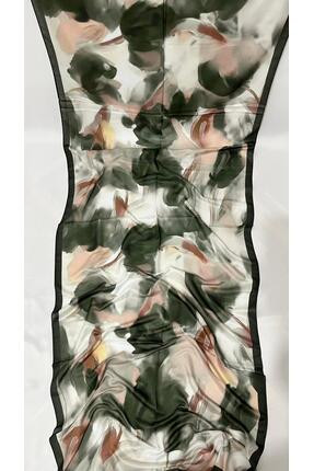 Karfa Scarfs Şal & Eşarp Yeşil Batik Desenli Soft Şal – Yumuşak Dokulu,Kaymaz...