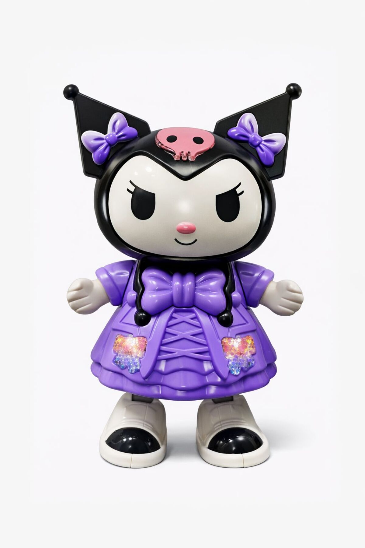 ZİVENTA Mor Kuromi Dans Eden Yürüyen Işıklı Sesli Müzikli Pilli
