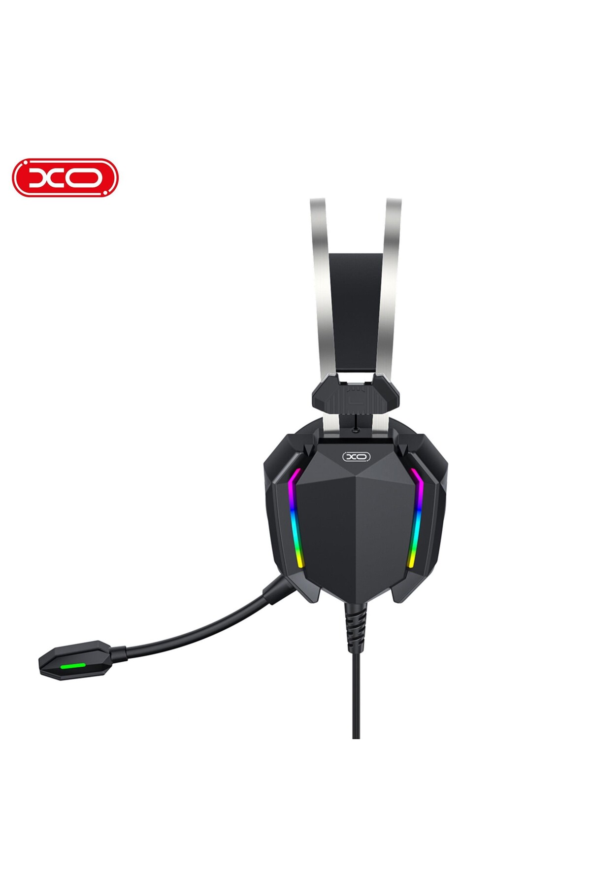 Xo GE07 RGB Işıklı Mikrofonlu Bilgisayar Kulaklığı - 2.1m Kablolu