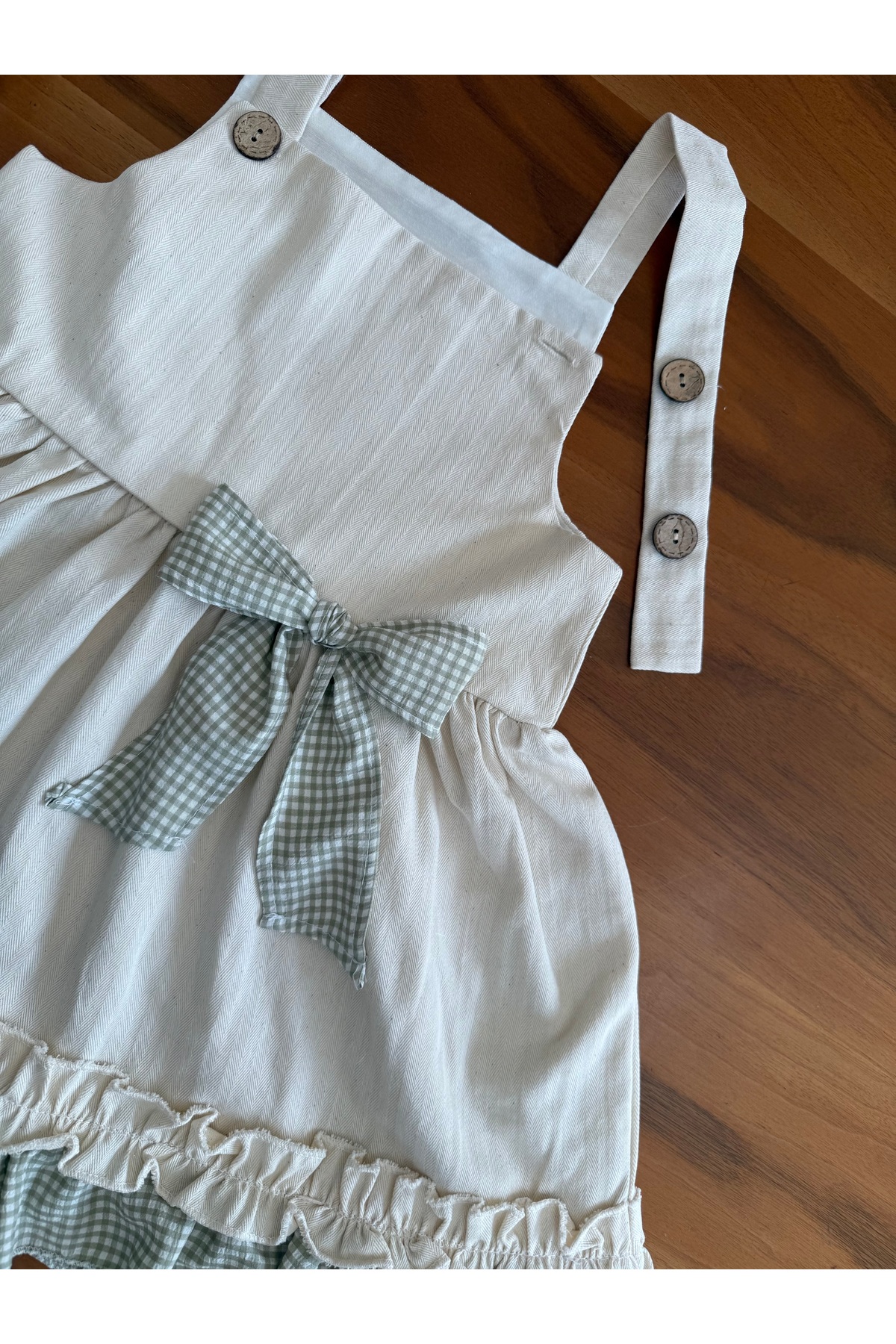 Mini Chics Pötikare Fiyonklu Keten Kız Çocuk Jile fotoğrafı 3 (önizleme)