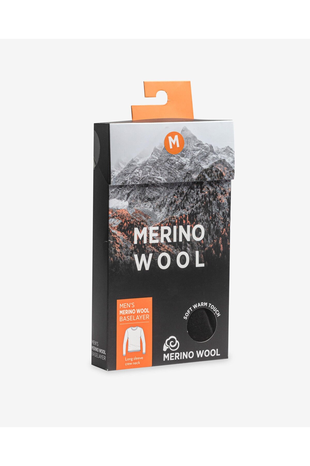 Bolero Erkek Termal Merino Yün İçlik Siyah Üst görsel 3