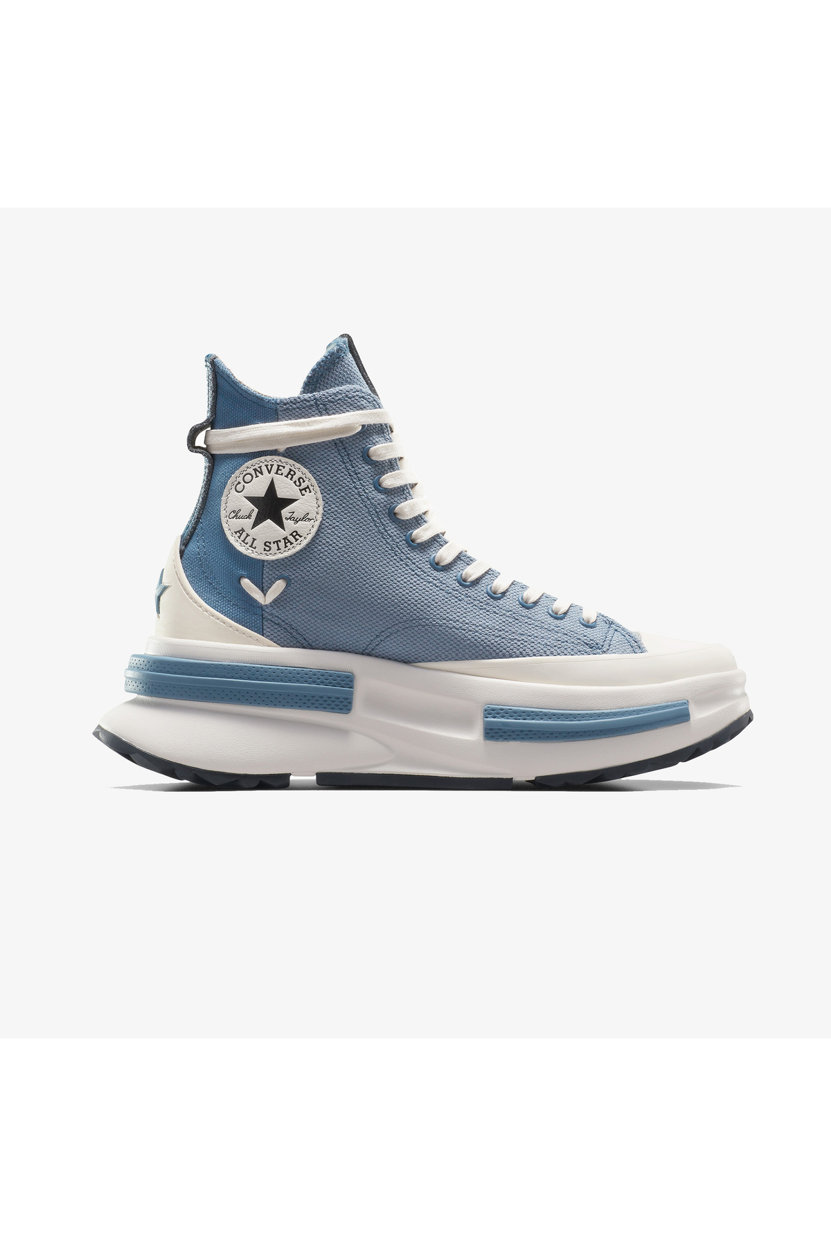 Converse Run Star Legacy CX Hi Platform Crafted Laces Kadın Mavi