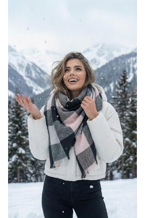 LAGRANZE La Granze Kadın Kışlık Desenli Şal/Atkı