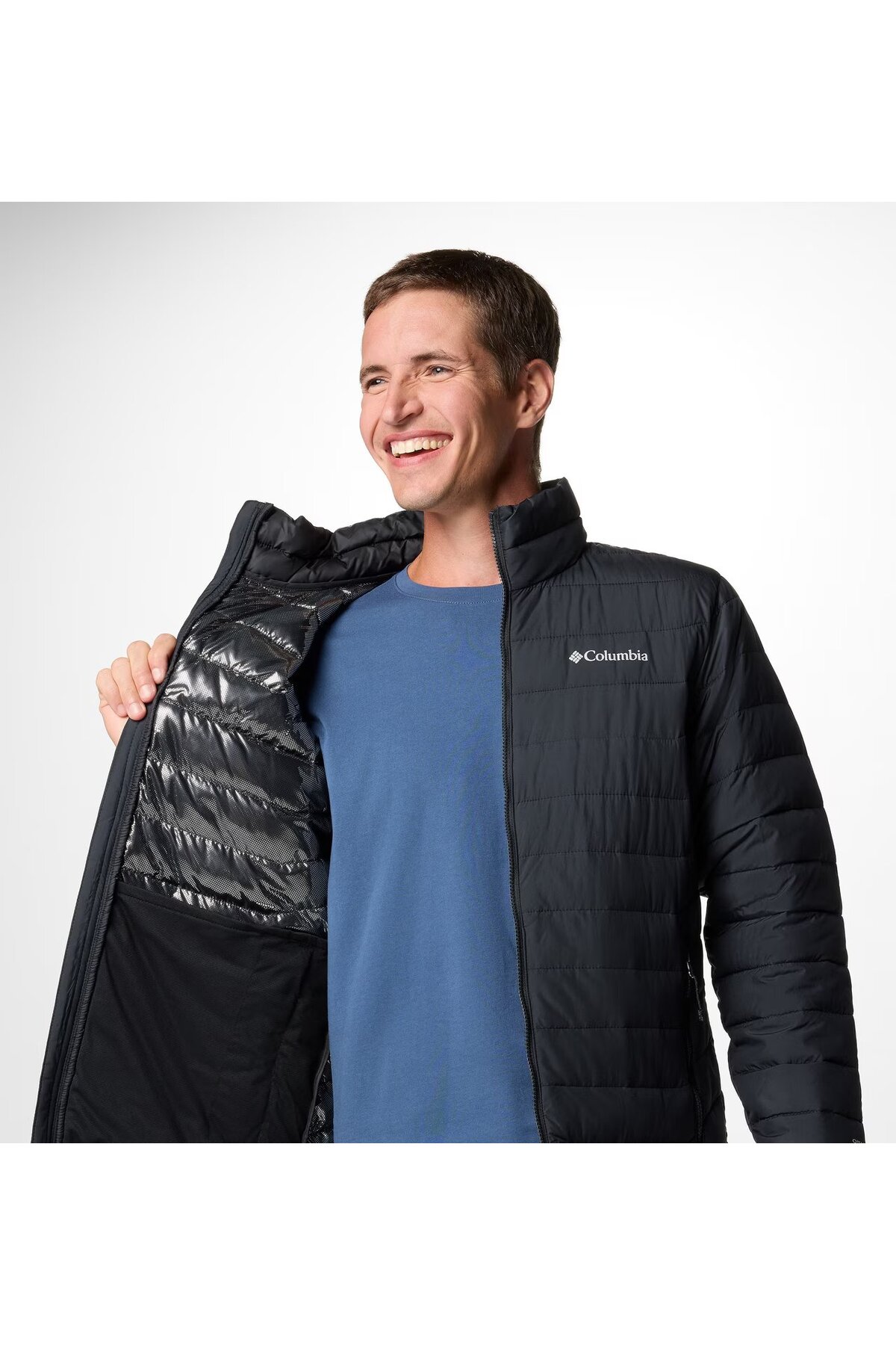 Columbia  Powder Lite™ II Siyah Erkek Mont - Görsel 6