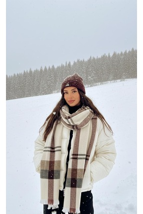 LAGRANZE La Granze Kadın Kışlık Desenli Şal/Atkı