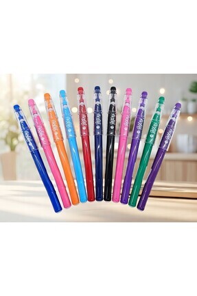 BY&DK 11 RENK Pilot Frixion Ball Stick Roller Silinebilir Jel Kalem 0.7 mm