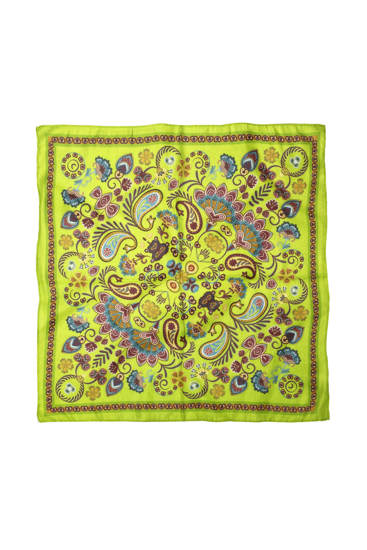 Cotton Polyester Ethnic Shawl Patterned Scarf / Bandana 60x60cm