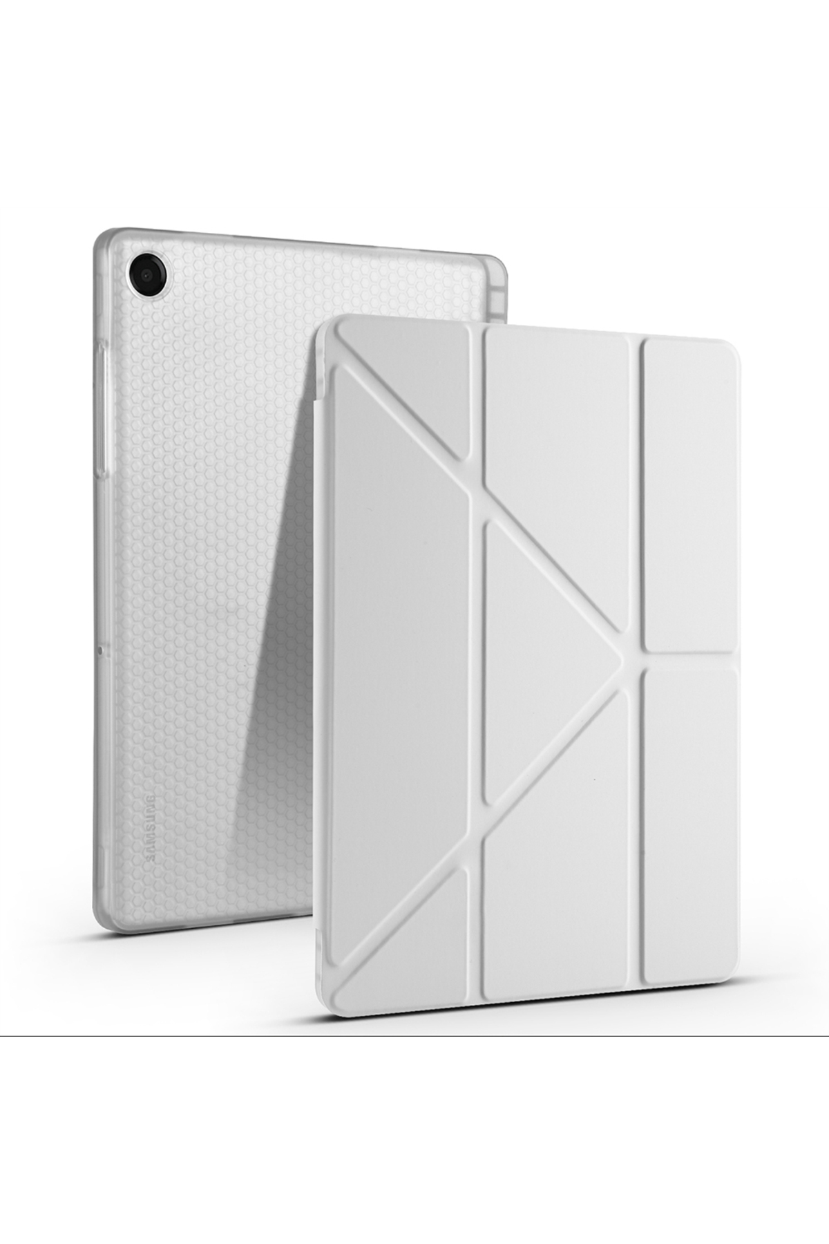 Compatible Case for Samsung Galaxy Tab A11 Plus SM-X230 Tablet Case with Triangle Stand and Pen Compartment