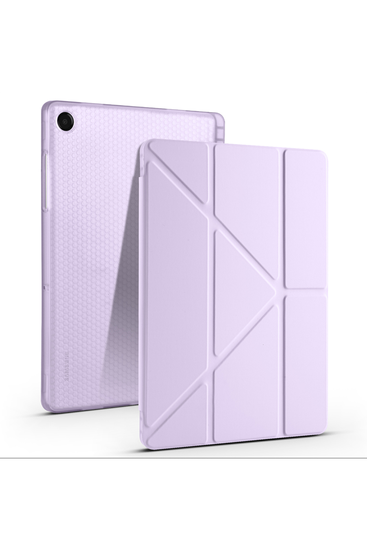 Compatible Case for Samsung Galaxy Tab A11 Plus SM-X230 Tablet Case with Triangle Stand and Pen Compartment