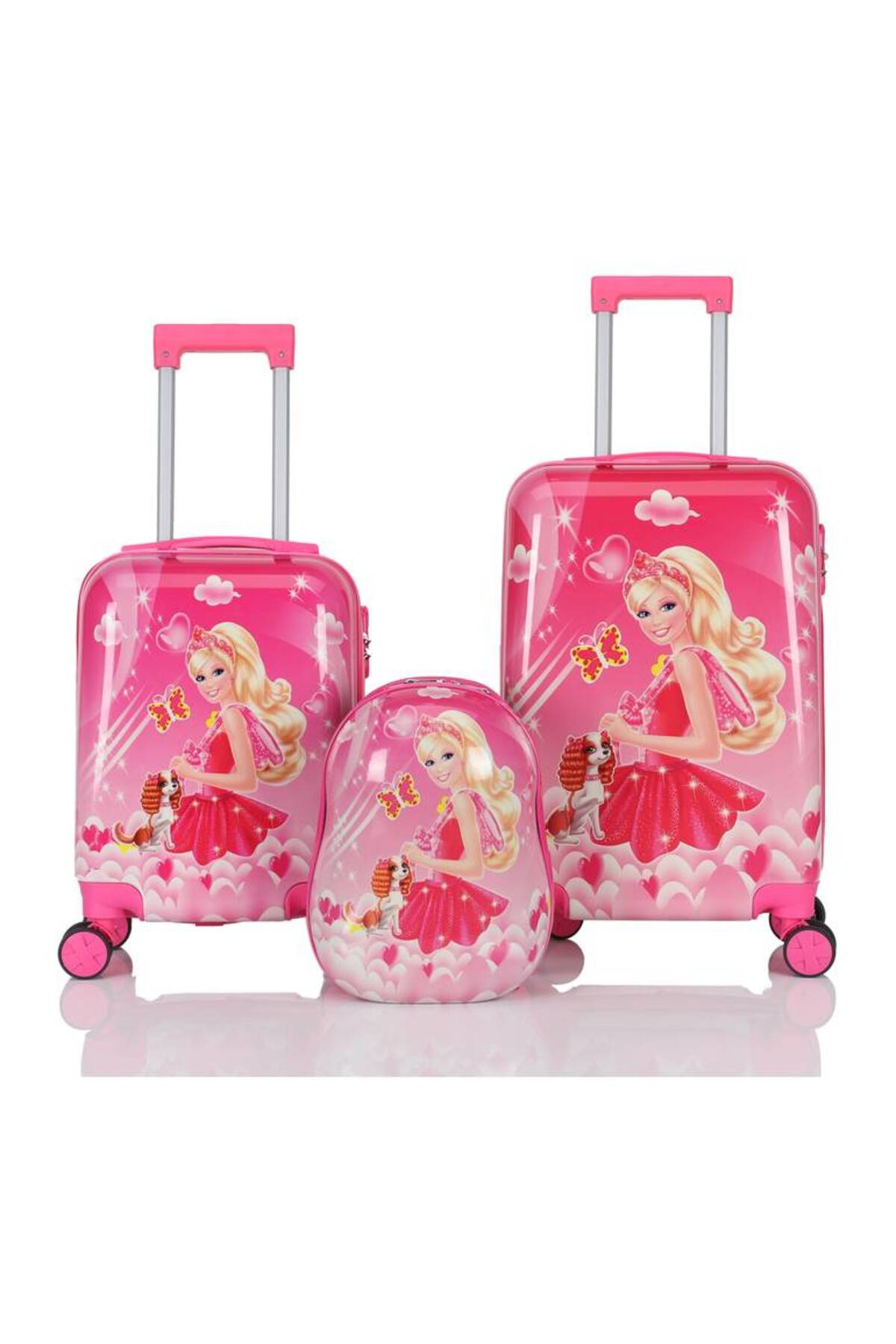 مجموعة حقائب باربي للأطفال مكونة من 3 قطع - تصميم...