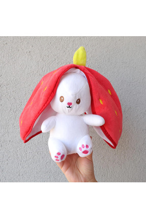 hediye Fermuarlı Hediyelik Peluş Tavşan