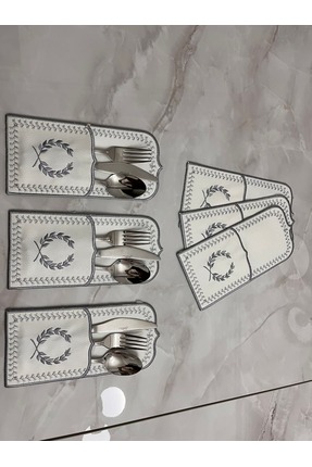 HARD RUBY 6'lı Kaşıklık Deri