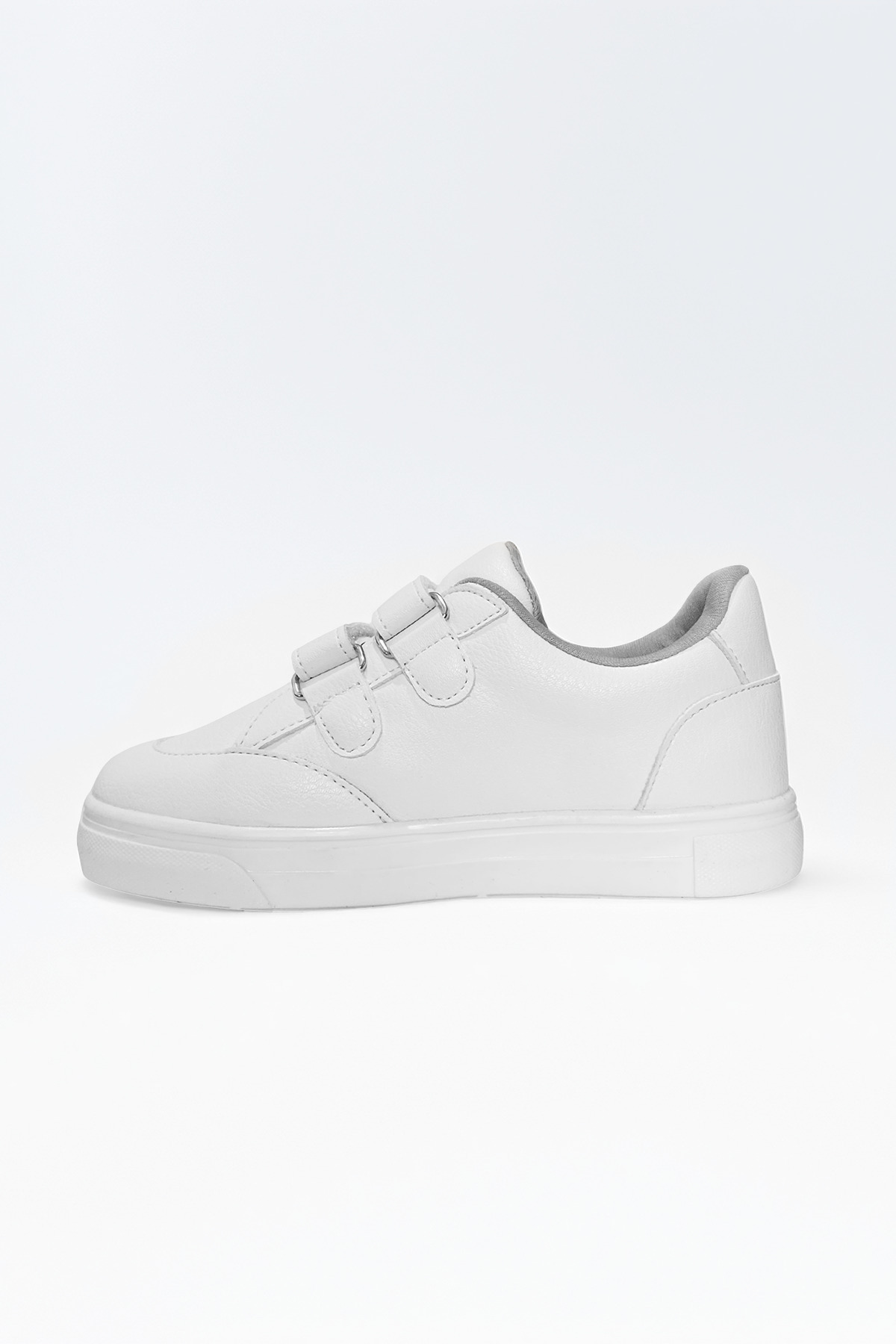 Sthapy Vaden Ortopedik Cırtlı Günlük Kız-Erkek Çocuk Beyaz Sneaker Spor Ayakkabısı 26-35 Numara fotoğrafı 3 (önizleme)