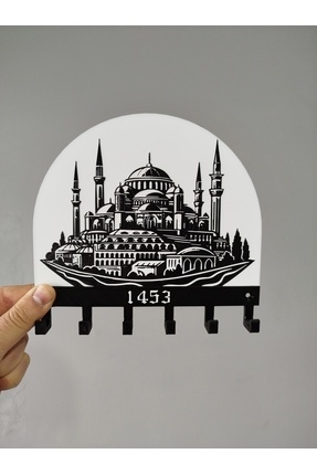 GDKROBOTİK Ayasofya Desenli Anahtar Askılık