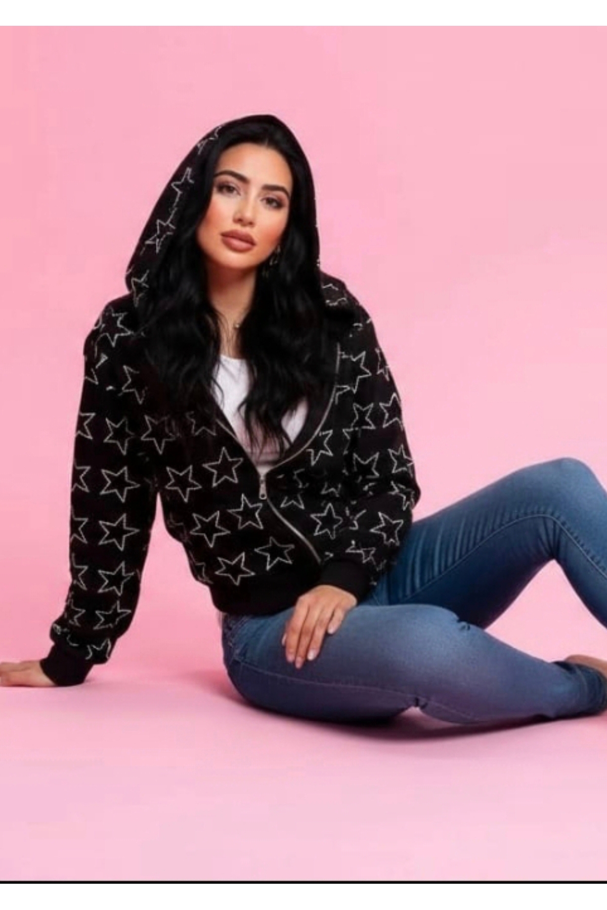 MOJO  Yıldız Taş Detaylı Sweatshirt - Görsel 5