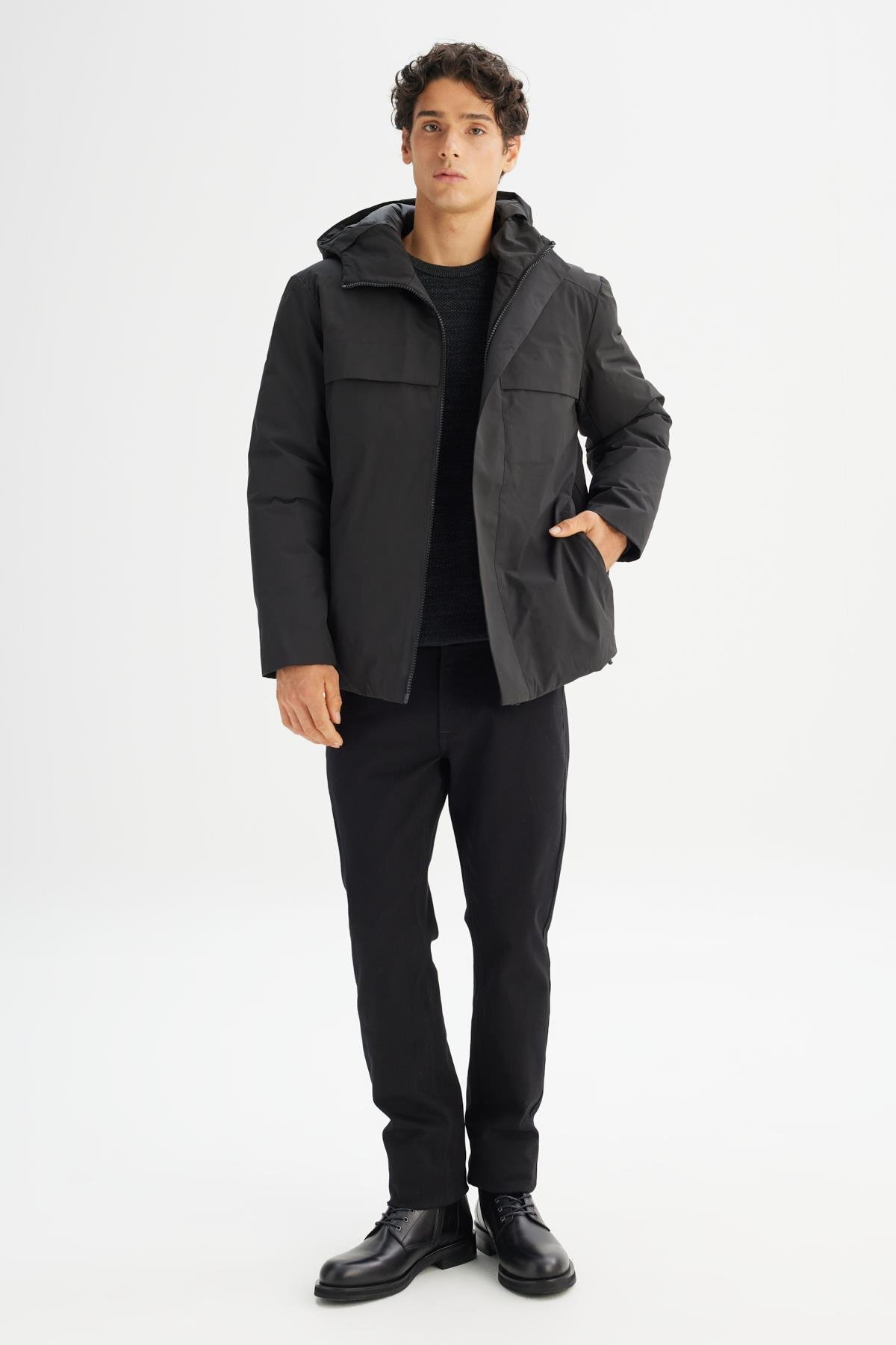 Puffer Siyah Erkek Mont L2520258001 — مشکی 5003317429 — تصویر 2 از 6