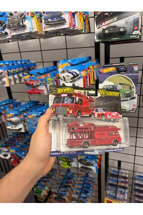 ERG DİECAST HotWheels Ferrari Team Transport Model Araba (Kırmızı)