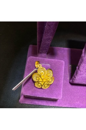 paksoy kuyumculuk 22 Ayar Altın Kolye Ucu Gül Özel Tasarım 2.41gr Hediye - C0...