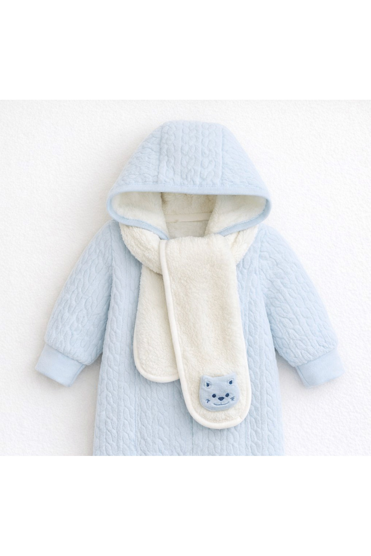 Kardeşler Bebe Welsoft Pelüş Astronot Bebek Tulum fotoğrafı 2 (önizleme)