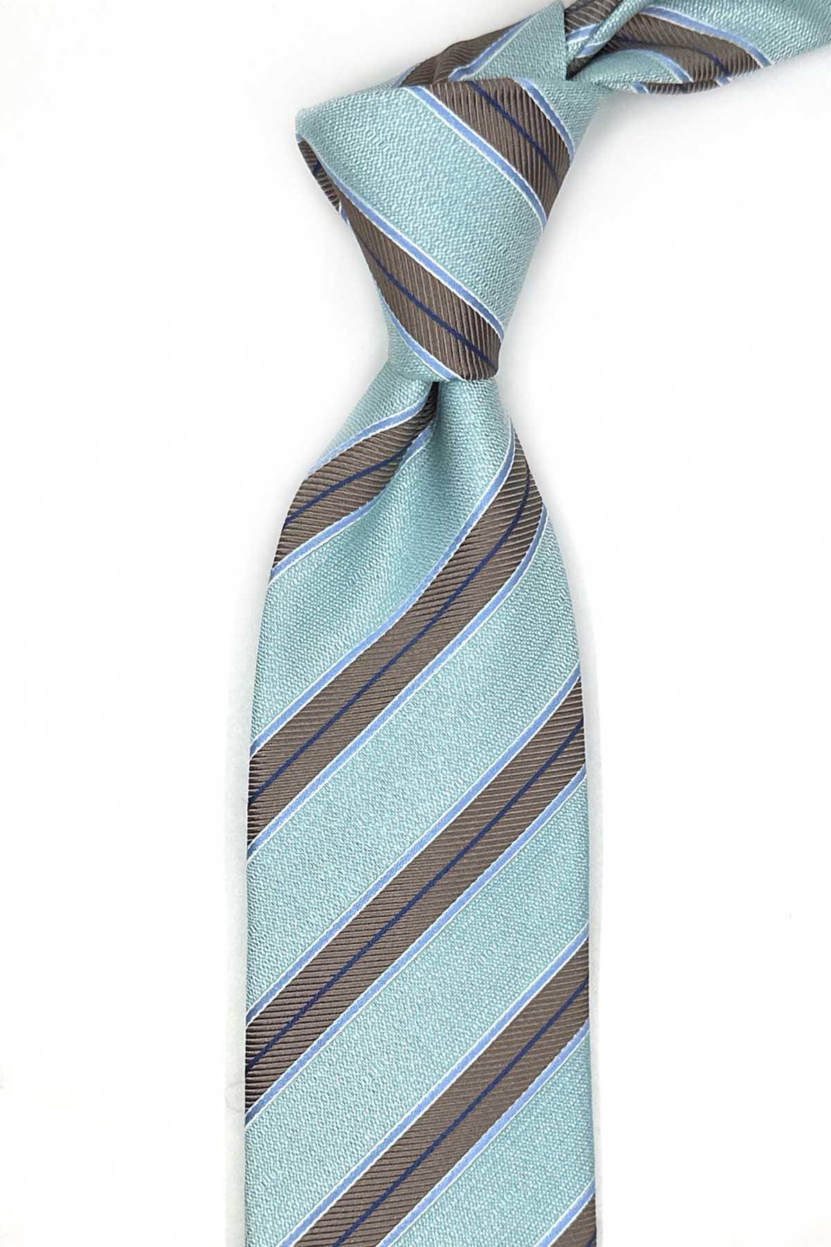  کراوات ابریشمی ایتالیایی نعناعی مدل Balagna İK2167