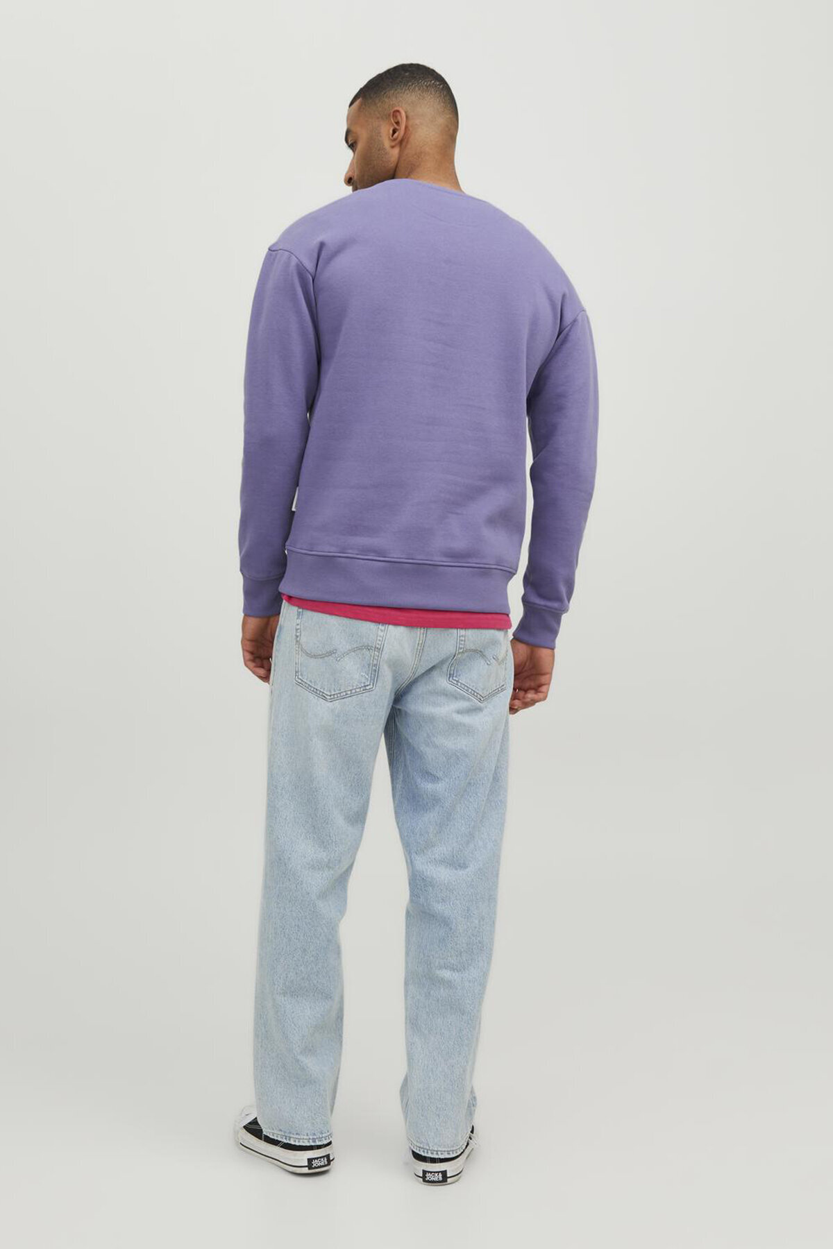سویشرت مردانه طرح دار آستین بلند | جک اند جونز Jack & Jones 12242366 - تصویر 2